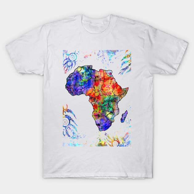 Africa T-Shirt by RosaliArt